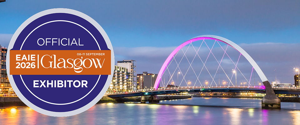 Ajánló grafika a Magyar delegáció az EAIE 2026 glasgow-i konferenciáján című tartalomhoz.
