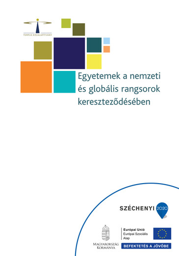 Egyetemek a nemzeti és globális rangsorok kereszteződésében kiadvány borítóképe