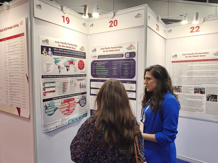 Az APAIE konferencián kiállított poszter